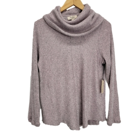 NO Frills Long Sleeve Turtle neck Winter Sweater Blouse - Picture 1 of 13